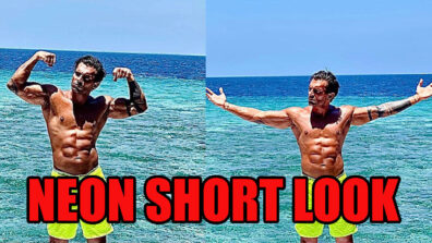 Karan Singh Grover Exposing His Hottest Body In Neon Shorts, See Pictures