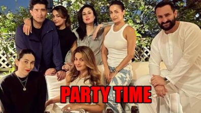 New parents Kareena Kapoor Khan and Saif Ali Khan party with Karisma Kapoor, Malaika Arora, Manish Malhotra, Amrita Arora, see pic