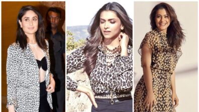 Kareena Kapoor, Deepika Padukone To Kajol: Celebs Who Rocked The Animal Print Fashion