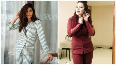 Karishma Tanna To Munmun Dutta: Top Actress In Classy Pant Suit Looks