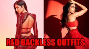 Katrina Kaif And Fatima Sana Sheikh Look Like Burning Fire In Red Backless Outfit