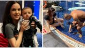 Hardik Pandya Enjoying With Son Agastya In Pool Looks Cute, See Picture