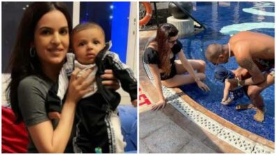 Hardik Pandya Enjoying With Son Agastya In Pool Looks Cute, See Picture