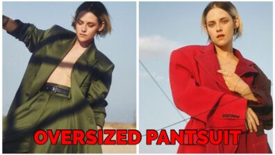 Kristen Stewart Looks Fabulous While Inspiring Fans To Go For Oversized Pantsuit