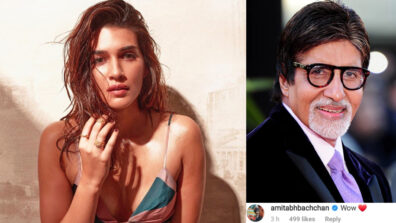 Kriti Sanon stuns Amitabh Bachchan with her hot avatar, see pictures