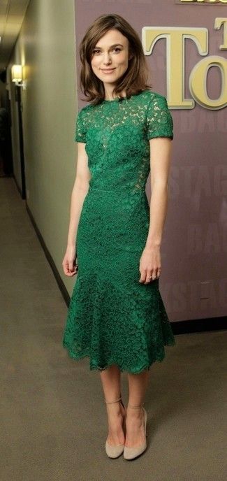 Learn From Kiera Knightley To Style Your Lace Outfits - 1