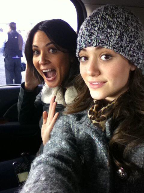 Looks Of Emmy Rossum In Beanie, See Pictures Here - 2