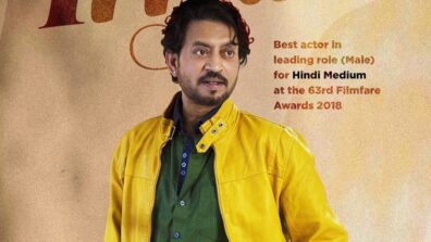 Maddock Films shares a heartfelt note on the late actor Irrfan’s win at Filmfare awards