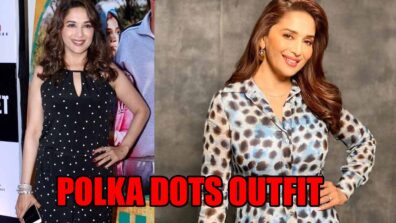 Madhuri Dixit Looks Super Hot In Polka Dots Outfit: See Pics