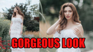 Mahira Khan Looks Gorgeous In Off-Shoulder White Fringe Dress, See Here