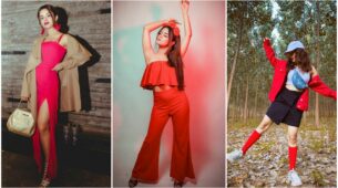 Majestic looks of Avneet Kaur in red outfits, have a look