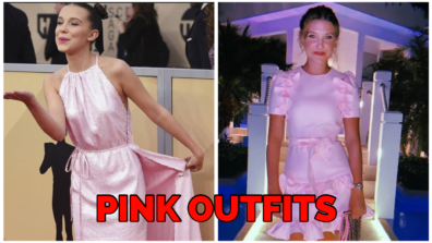 Millie Bobby Brown Cute Looks In All Pink, See Here