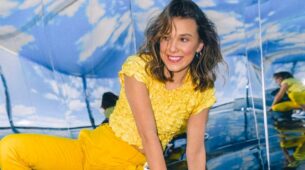 Millie Bobby Brown Looks Pretty Cute In Yellow Top With Yellow Pants