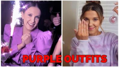 Millie Bobby Brown Looks Stunning In Purple Outfits, See Photos Here