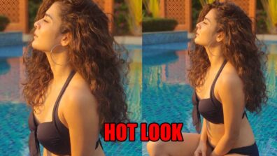 Mithila Palkar burns the internet with her latest black bikini look, fans feel the heat