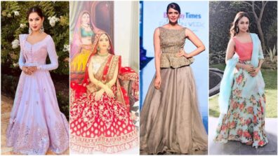 Monica Gill, Gurleen Chopra, Ihana Dhillon, Rubina Bajwa:  Punjabi Hot Actresses Who Donned the Lehenga Look