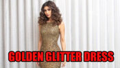 Mouni Roy looks like burning fire in a golden glittery outfit, see here