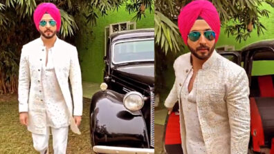 Munda Kamal Da: Dheeraj Dhoopar does a swagger ramp walk in a turban, fans love his desi style