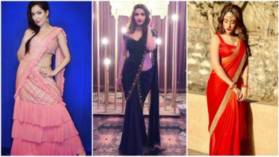 Munmun Dutta vs. Jasmin Bhasin vs. Hiba Nawab: Which diva has the best saree draped looks?