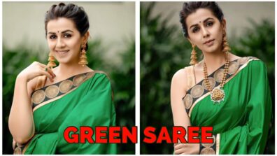 Nikki Galrani In Green Saree, See Here