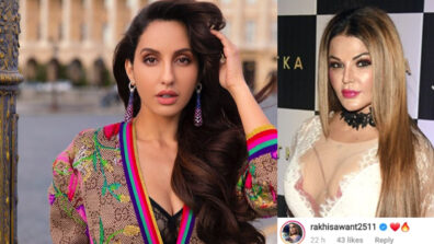 Nora Fatehi gives bohemian vibes in latest designer avatar, Rakhi Sawant comments