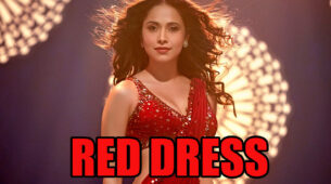 Nushrat Bharucha looks stunning in a majestic red dress, see here