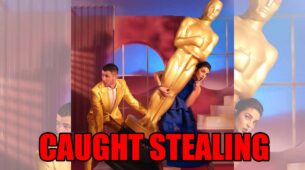 OMG! Priyanka Chopra and Nick Jonas caught stealing an Oscar