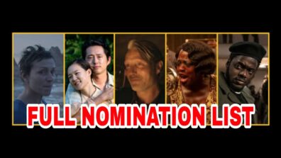 Oscars 2021: Check out full nominee list