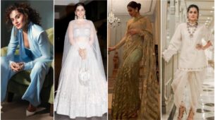 Pantsuit Vs Embellished Lehenga Vs Heavy Saree Vs Dhoti Kurta: Which Look Of Taapsee Pannu Is Striking Hot? Vote Here