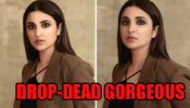 Parineeti Chopra Looks Drop-Dead Gorgeous In Brown Pant Suit With Smokey Eye Makeup, See Pictures