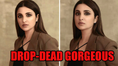 Parineeti Chopra Looks Drop-Dead Gorgeous In Brown Pant Suit With Smokey Eye Makeup, See Pictures