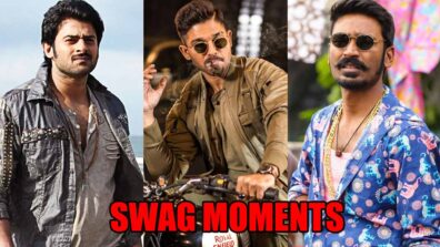 Prabhas, Allu Arjun, Dhanush: Most swag moments on screen