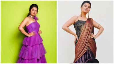 Prajakta Mali Gives Princess Look In Lavender One-Shoulder Ruffle Gown: Have A Look