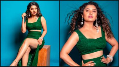 Prajakta Mali Looks Mesmerising In Emerald Green Outfit