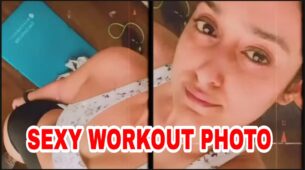 Private Hot Workout Moment: Ileana D’Cruz looks smoking hot in floral printed bralette in latest workout selfie, fans can’t stop admiring