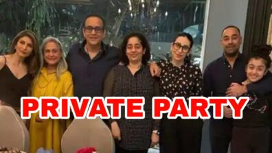 Private Party Photos Leaked: Karisma Kapoor, Jaya Bachchan come together to celebrate Nikhil Nanda’s birthday, rare photo goes viral