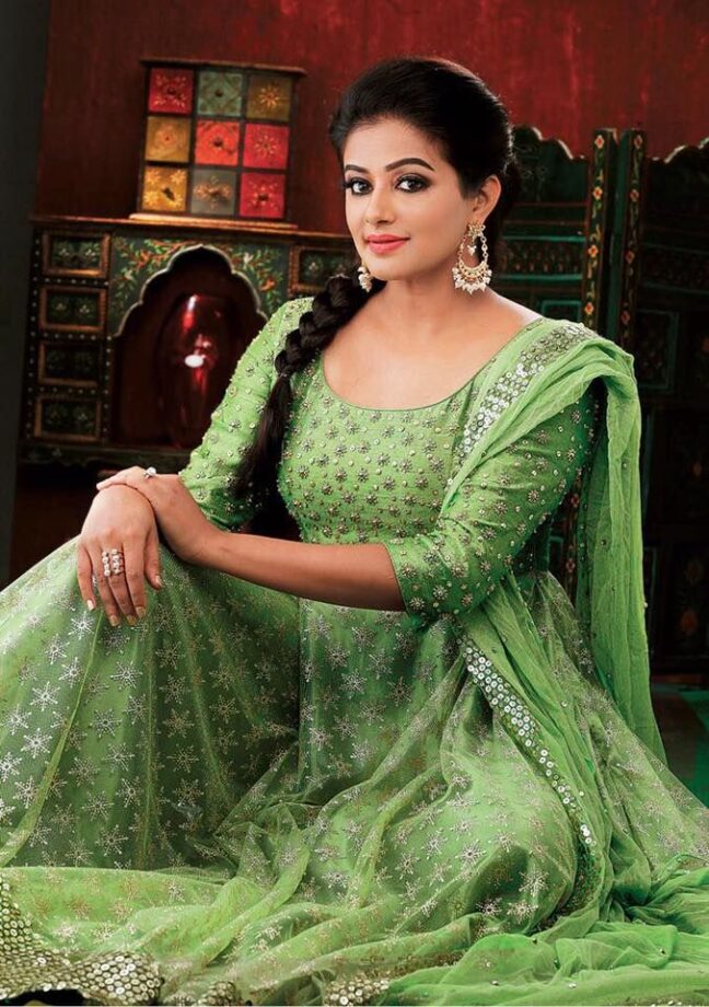 Priya Mani Looks Pretty In Green Outfits, See Here - 0