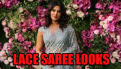 Priyanka Chopra Looks Dazzling Hot In Lace Saree, See Picture