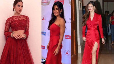 Quick Style Hack: Learn Disha Patani, Katrina Kaif & Kiara Advani’s red velvet dress fashion