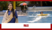 Qurbaan Hua Spoiler Alert: OMG!! Chahat falls into a swimming pool