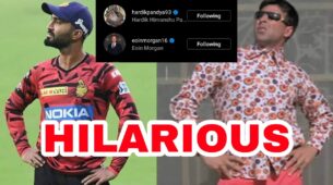 Raju Style: Dinesh Karthik recreates Akshay Kumar’s hilarious moment from Phirr Hera Pheri, Hardik Pandya & Eoin Morgan can’t stop laughing