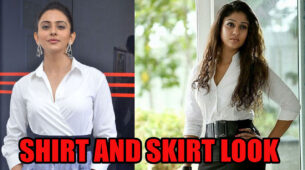 Rakul Preet Singh Vs Nayanthara: Who Aces White Shirt With A Skirt Look?
