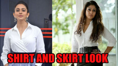 Rakul Preet Singh Vs Nayanthara: Who Aces White Shirt With A Skirt Look?