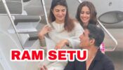 Ram Setu Latest Buzz: Akshay Kumar caught on camera leaving for Ayodhya with Jacqueline Fernandez & Nushrratt Bharuccha, fans love it