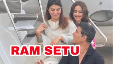 Ram Setu Latest Buzz: Akshay Kumar caught on camera leaving for Ayodhya with Jacqueline Fernandez & Nushrratt Bharuccha, fans love it