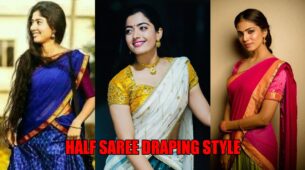 Sai Pallavi, Rashmika Mandanna & Malavika Mohanan’s Most Stylish Half Saree Draping For Fashion Cues, Check Out