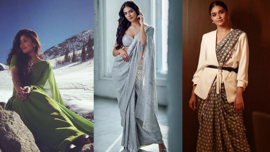 Sai Pallavi Vs Malavika Mohanan Vs Keerthy Suresh: Attractive Silk Saree Looks To Fall In Love With 339724