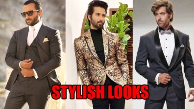 Saif Ali Khan VS Shahid Kapoor VS Hrithik Roshan: Who looks stylish in 2 piece set?