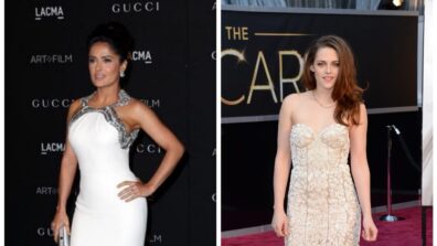 Salma Hayek To Kristen Stewart: White Evening Gown Looks by Hollywood Diva