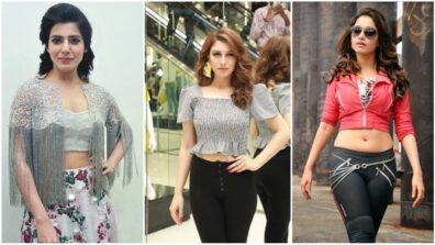 Samantha Akkineni, Hansika Motwani & Tamannaah Bhatia’s Attractive Crop Top Fashion Looks You Must Follow